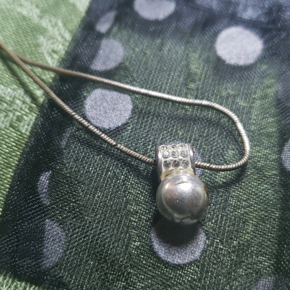 Brighton pearl and pave choker